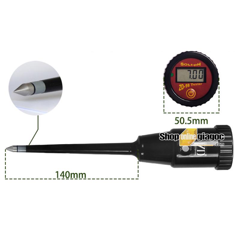 MÁY ĐO ĐỘ ẨM PH ĐẤT ZD18