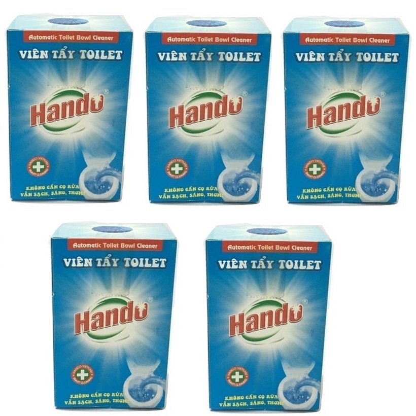 Viên tẩy bồn cầu Toilet Hando 5 viên