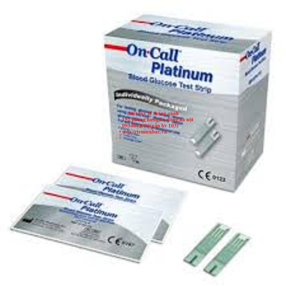Que thử đường huyết Acon On-Call Platinum Blood Glucose Test Strips