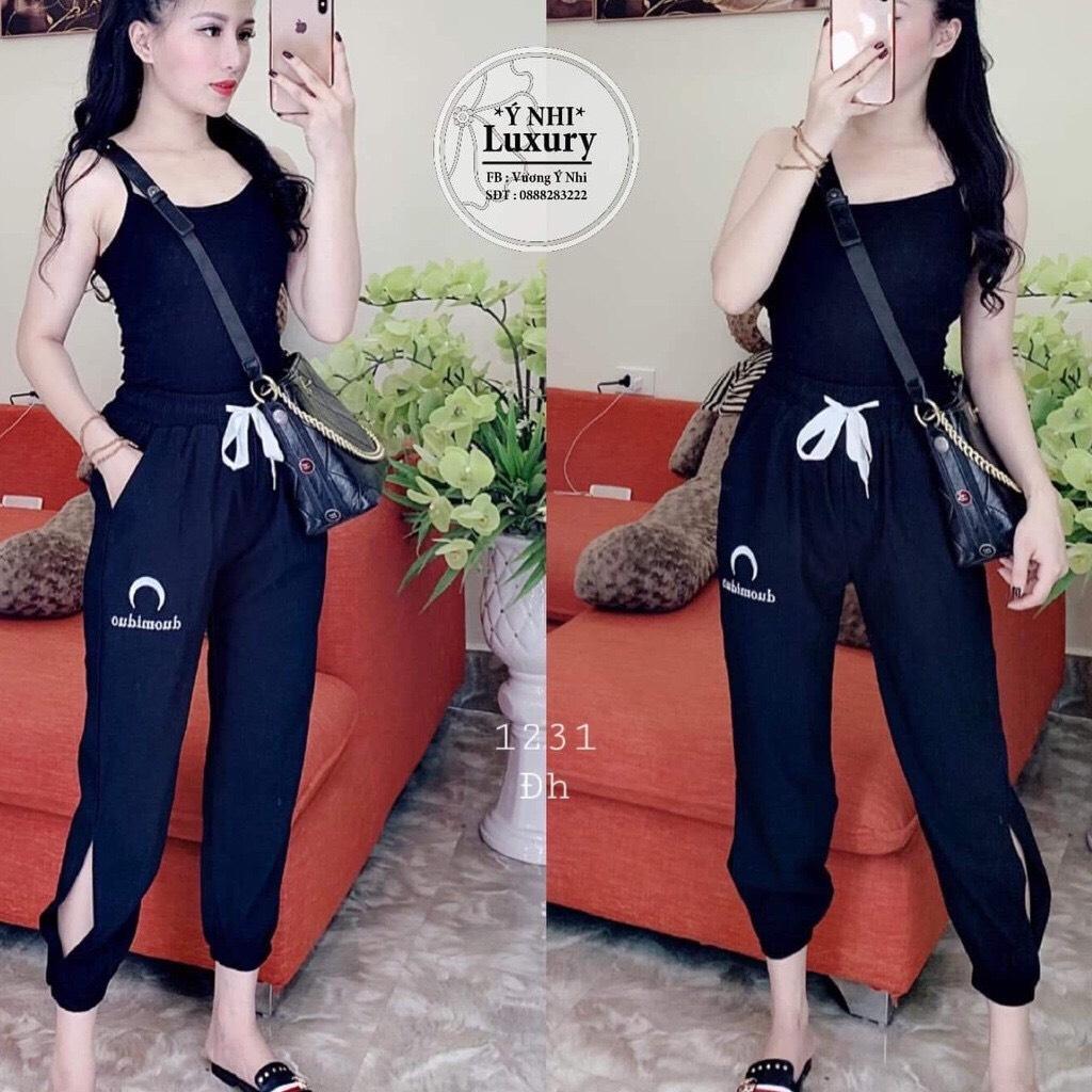 Quần legging giả jean loang xếp nhăn QDN01