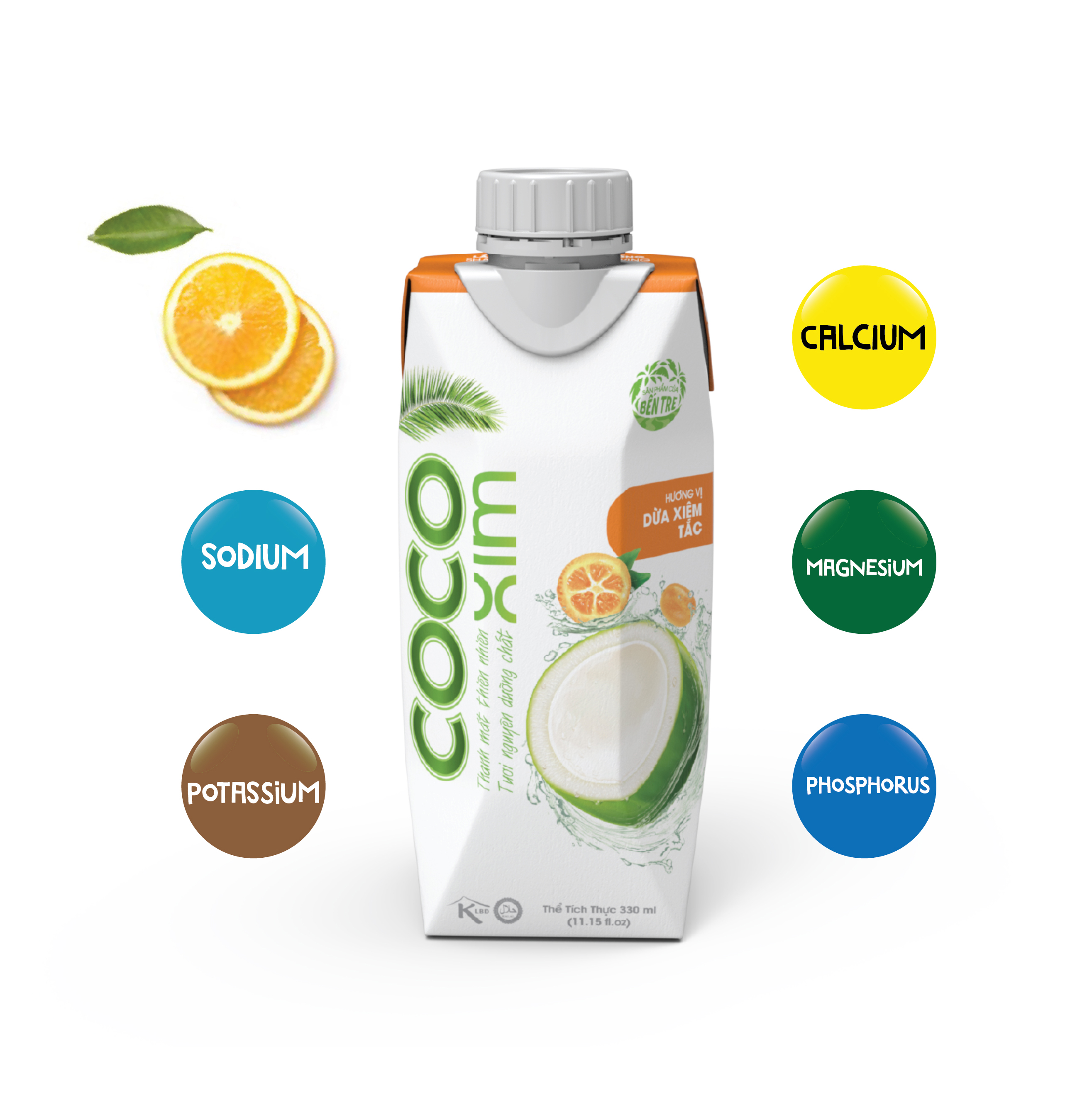 Nước dừa xiêm tắc Cocoxim 330ML