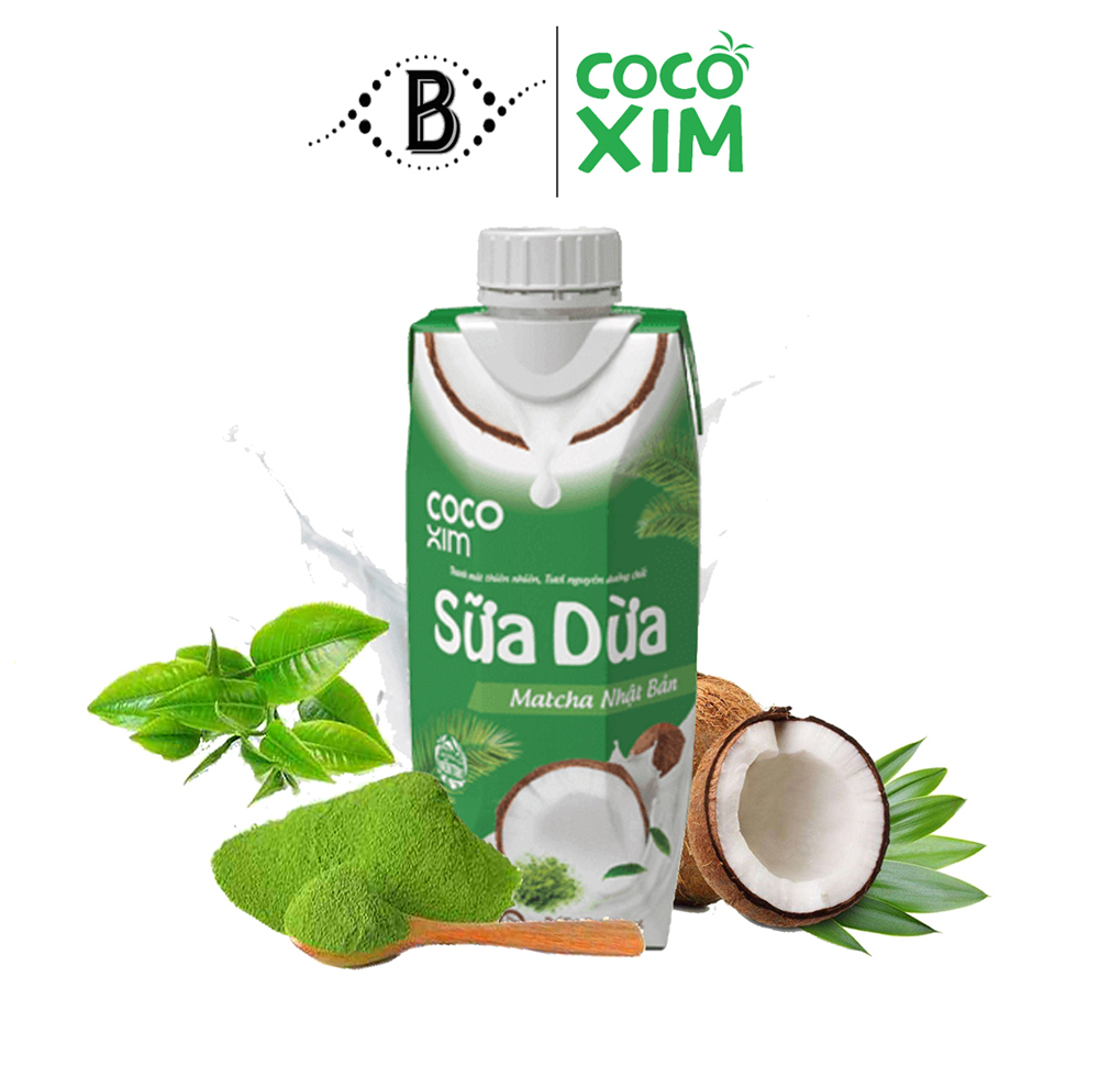 Sữa Dừa Cocoxim Matcha 330ML