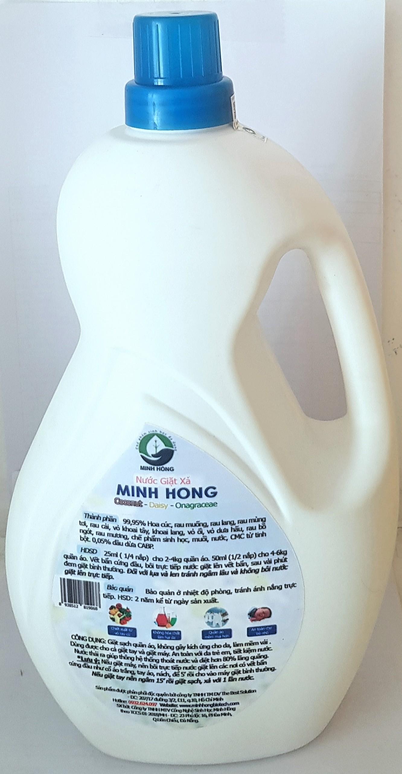 Nước giặt Minh Hồng 2L