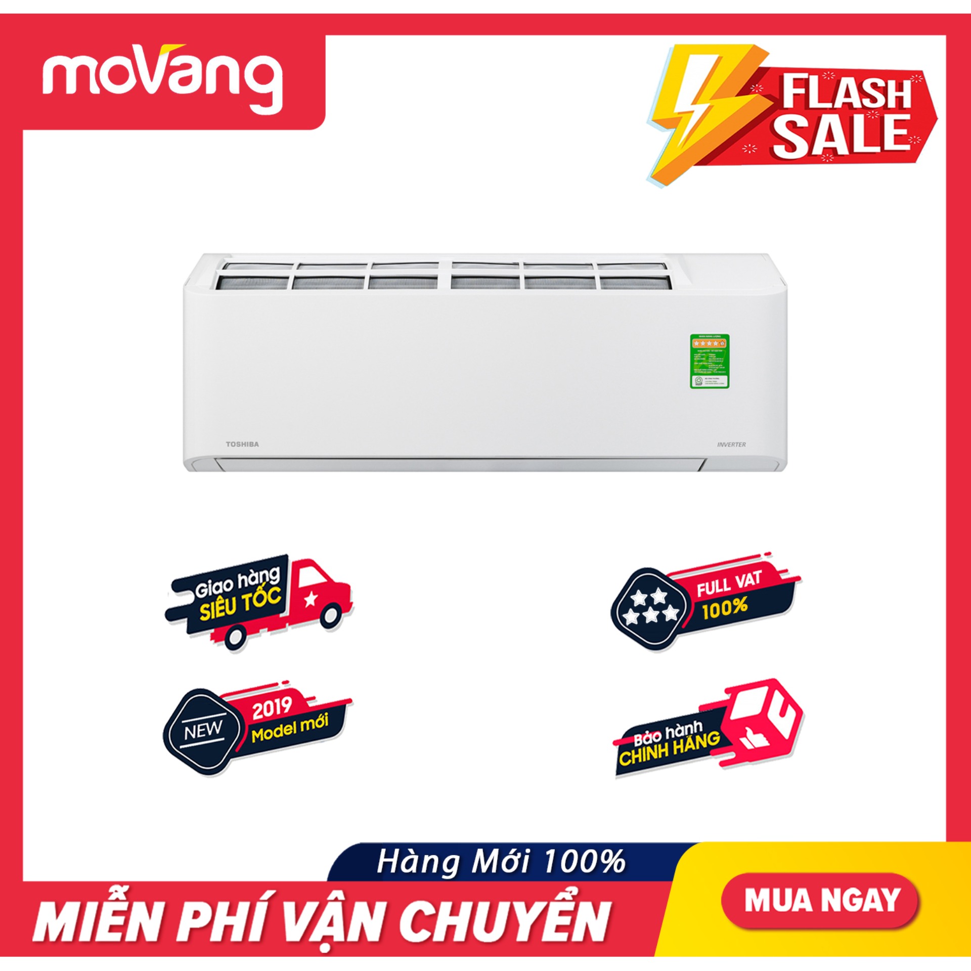 Máy Lạnh/Điều Hòa Toshiba RAS-H13C2KCVG-V 1.5 HP