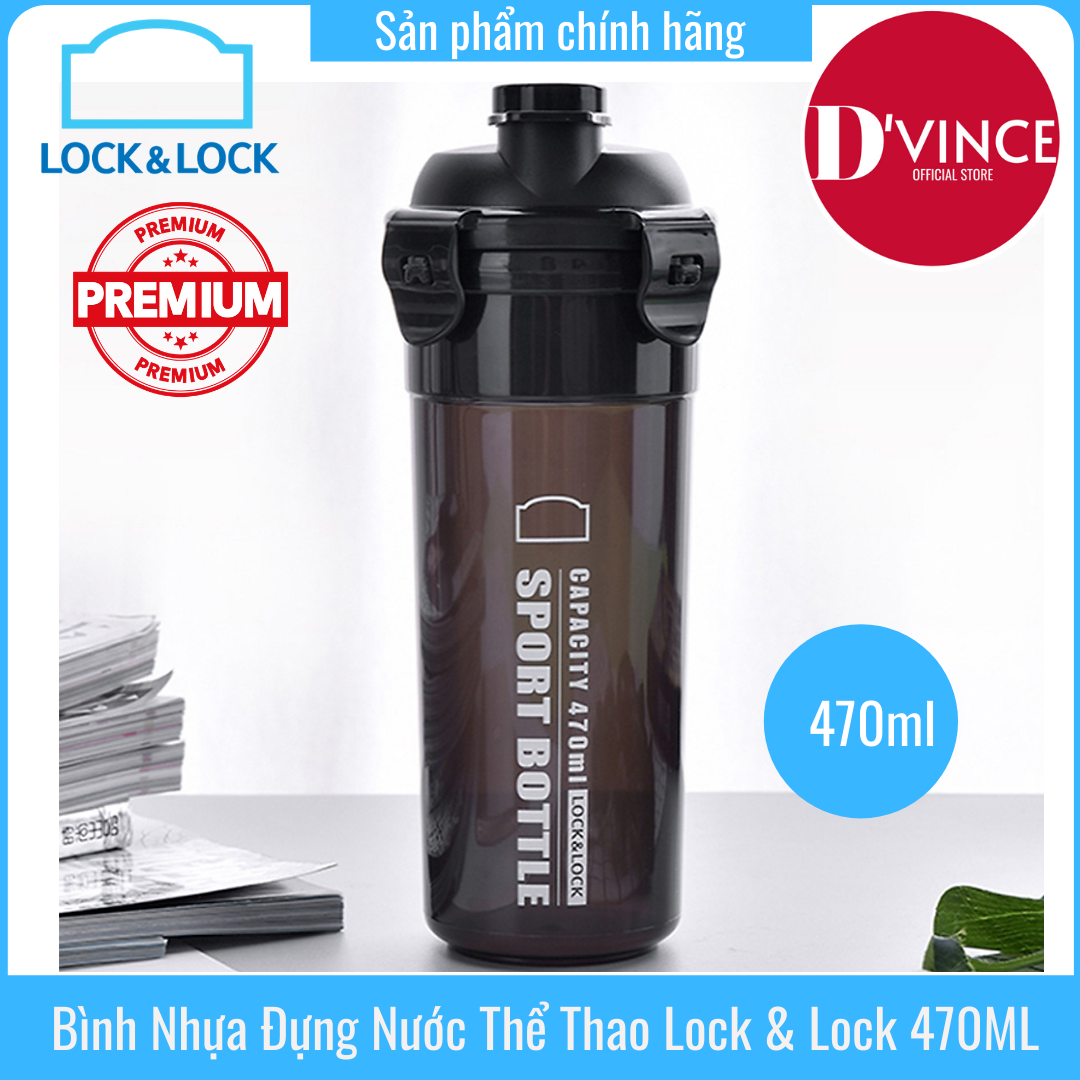 BÌNH ĐỰNG NƯỚC LOCK&LOCK HPL931NBK-PR 470ML