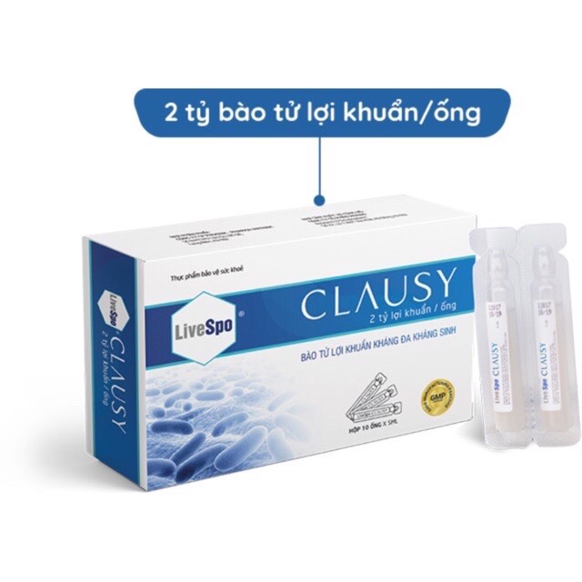 Bào tử lợi khuẩn kháng đa kháng sinh Livespo-Clausy