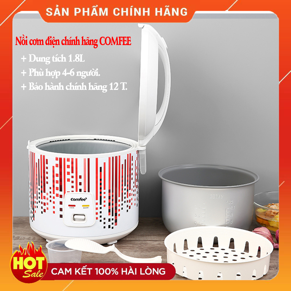 Nồi Cơm Điện Comfee CR-CM1820 D 1.8L
