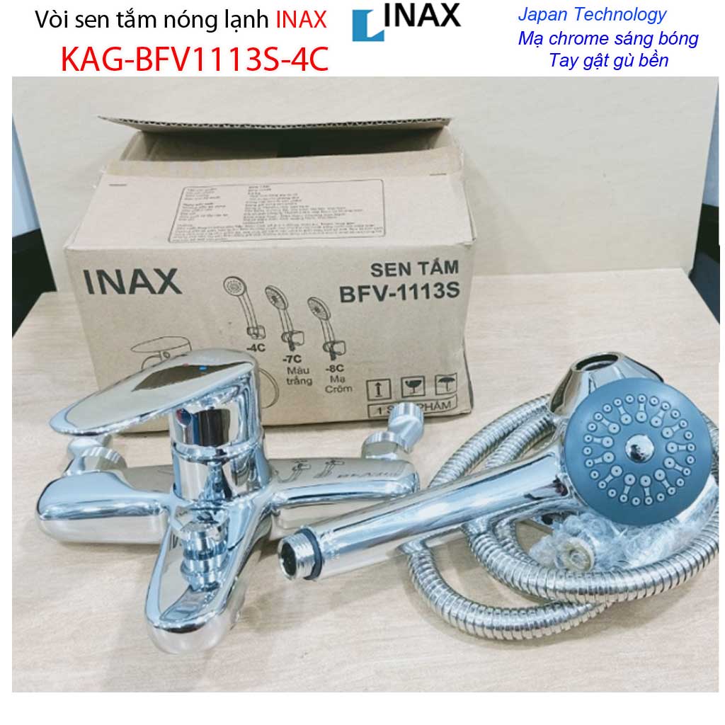 Sen tắm nóng lạnh massage INAX BFV-1103S-4C