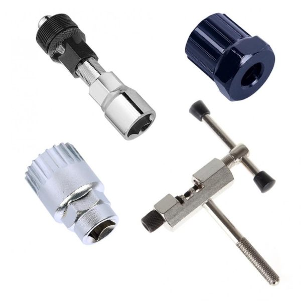 4 cái/bộ Công Cụ Hỗ Trợ Sửa Chữa Xe Đạp Combo Dưới Chân Đế Bánh Đà Chainwheel Quay Tẩy Sửa Chữa Bộ Dụng Cụ-quốc tế