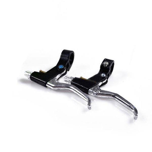 HỢP KIM siêu nhẹ Phanh Đòn Bẩy 2 ngón tay Xe Đạp Xe Đạp BMX bạc-intl