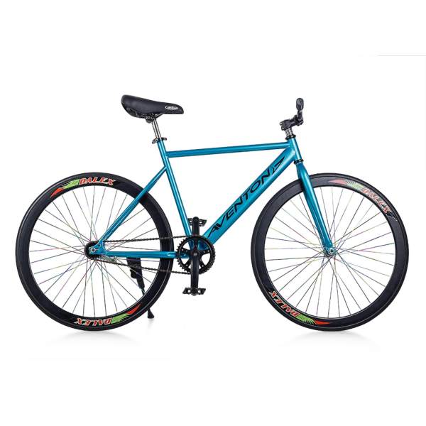 Xe đạp Fixed Gear Single Avents New 2018 (Xanh phối đen)