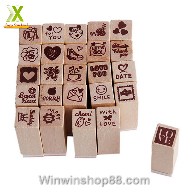 Bộ con dấu Love Diary - DB0071