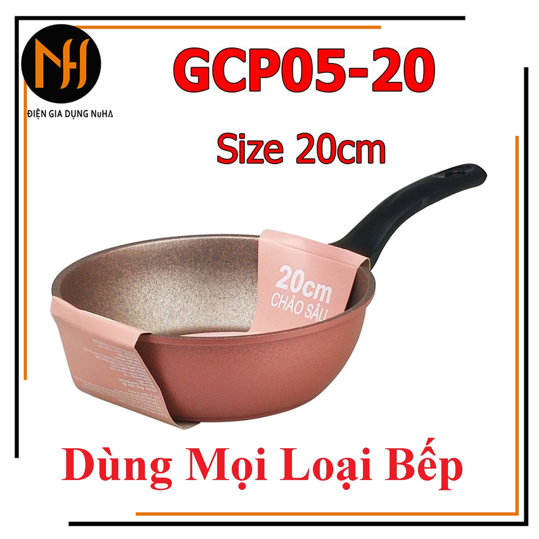 CHẢO CHỐNG DÍNH GREEN COOK CGP05-20
