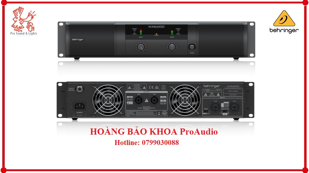 Bộ khuếch đại công suất Behringer NX6000D/NX6000