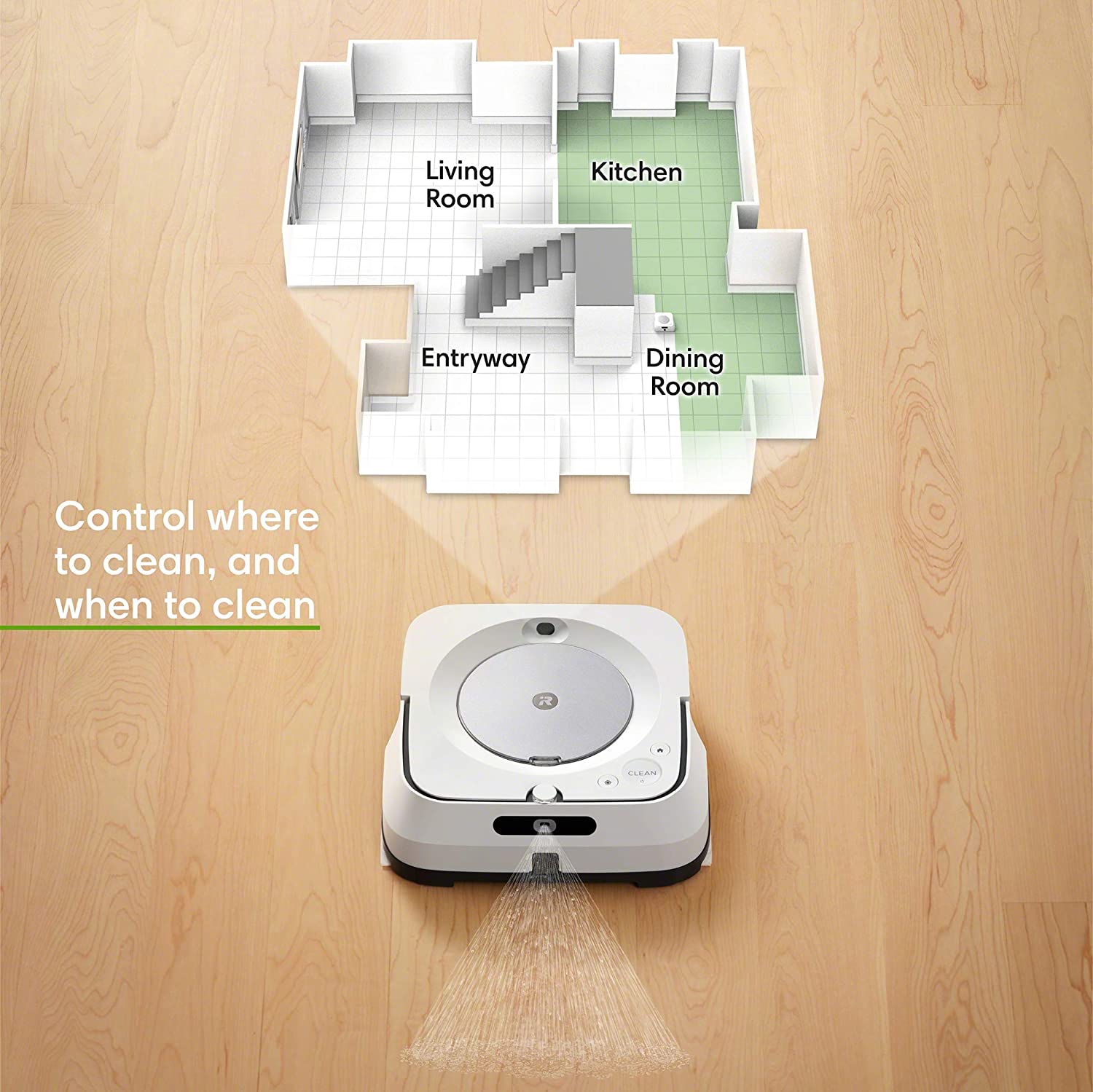 ROBOT LAU NHÀ IROBOT BRAAVA JET M6