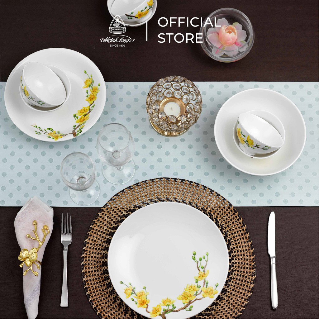 CHÉN CƠM MINH LONG DAISY IFP HOÀNG MAI 11.5CM