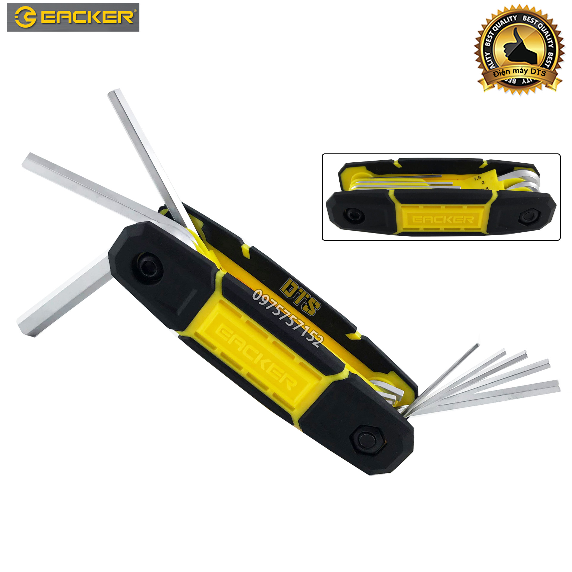 BỘ LỤC GIÁC HOA THỊ GẬP 8 CHI TIẾT EACKER 6150