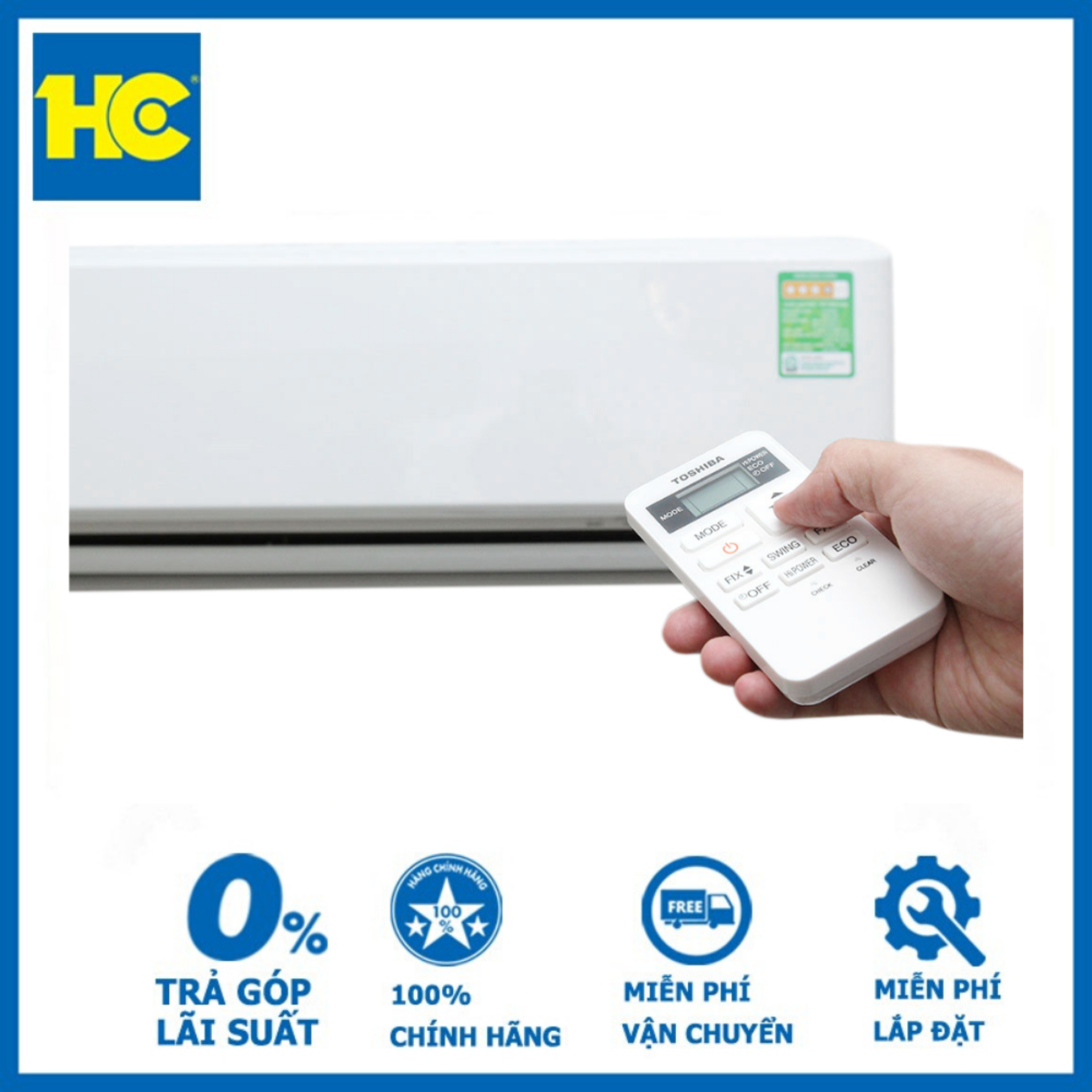 Máy lạnh/Điều hòa Toshiba RAS-H13S3KS-V 1.5HP