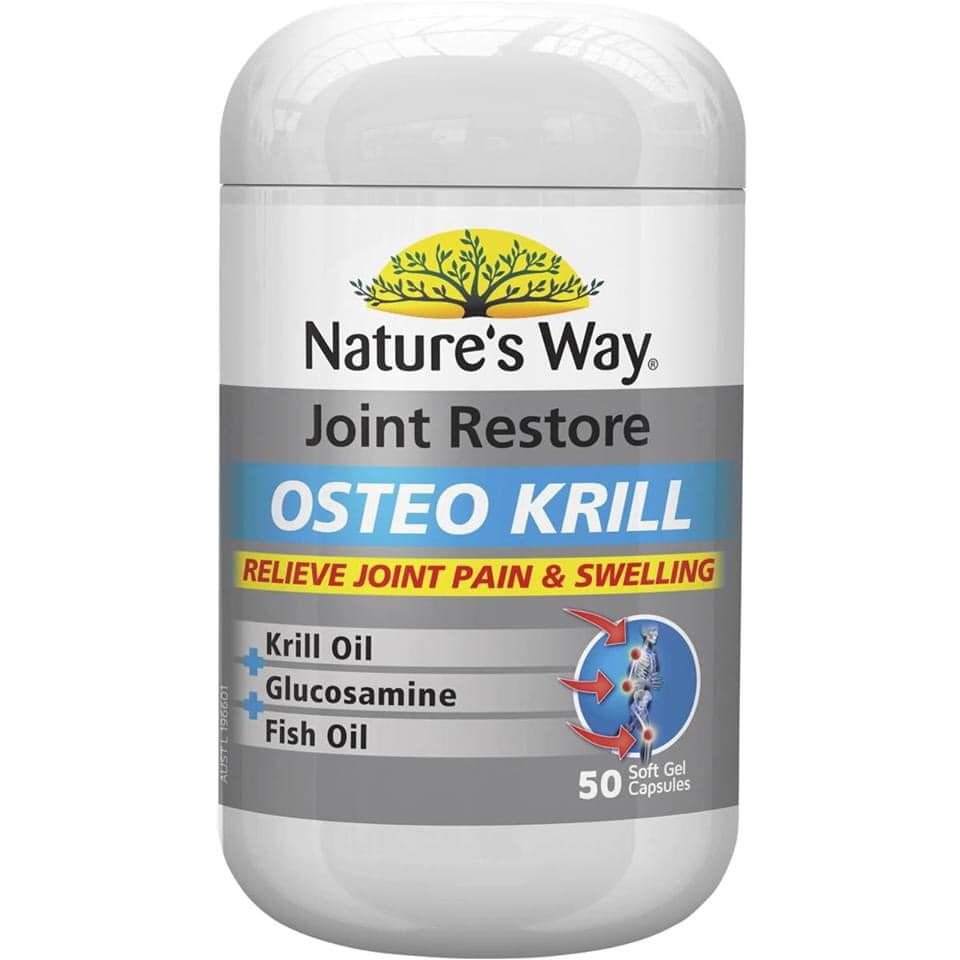 Nature's Way Joint Restore Osteo Krill - hỗ trợ đau nhức xương khớp