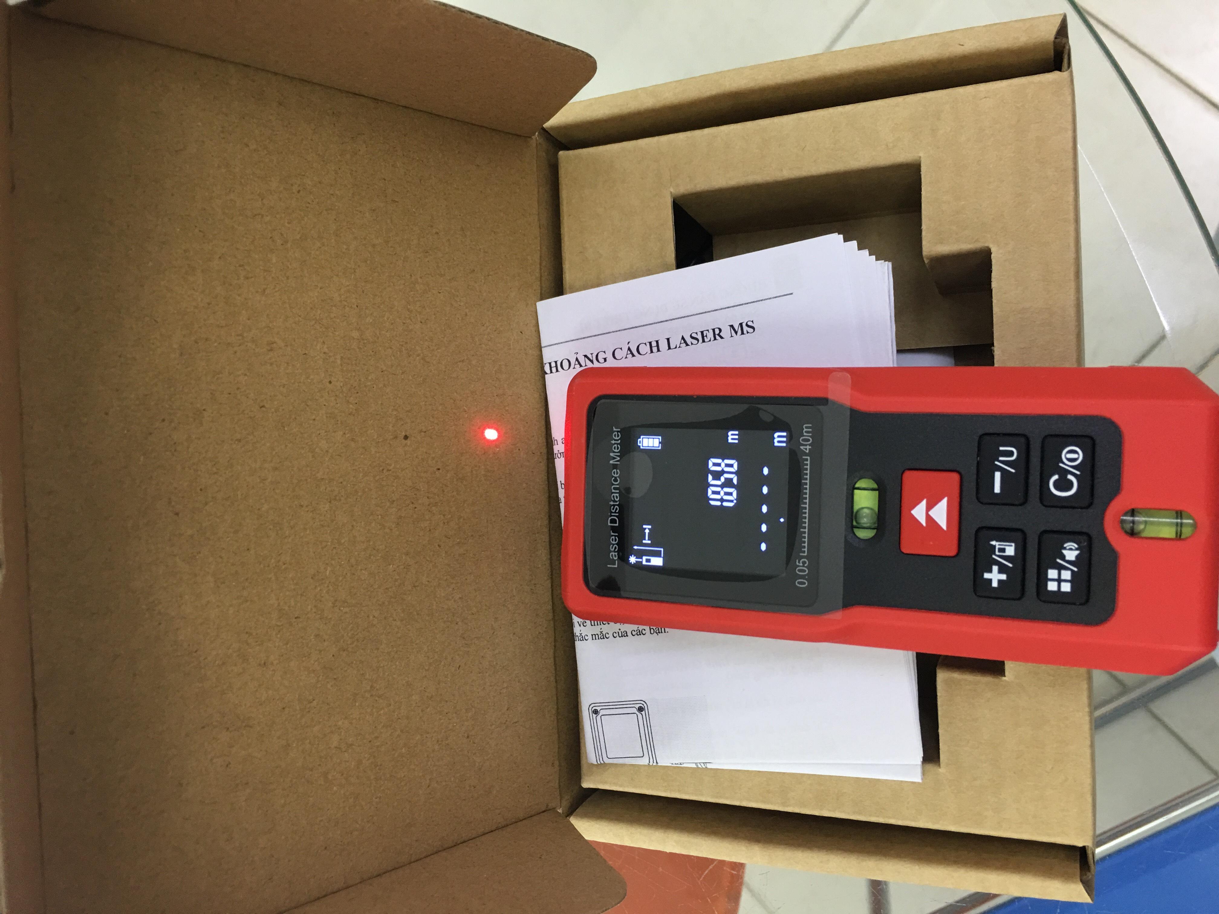 Máy đo khoảng cách bằng tia laser 40m MS40A