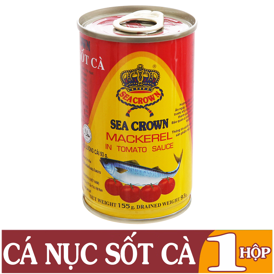 Cá Nục Sốt Cà Sea Crown Cay 155g