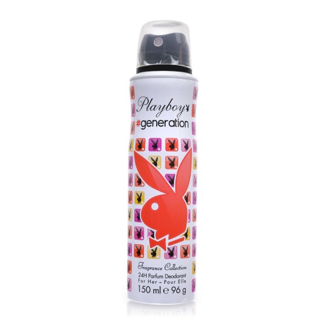 Xịt Khử Mùi Toàn Thân Cho Nữ Playboy Generation 150ml