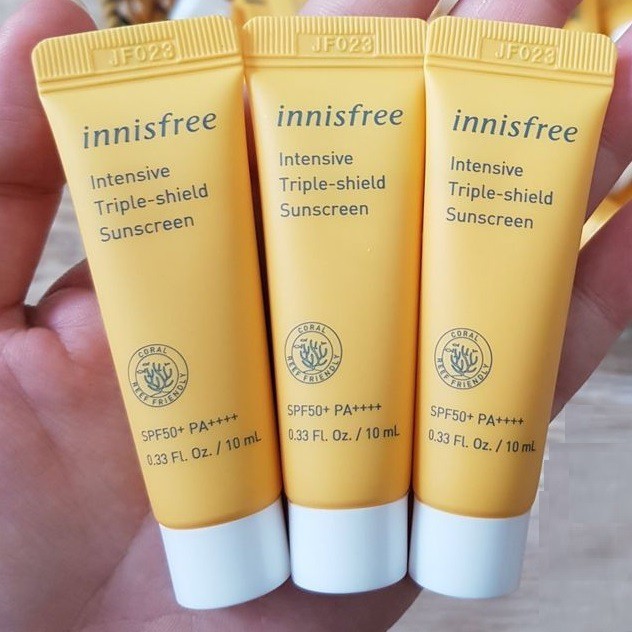 Kem Chống Nắng Innisfree Intensive Triple-Shield Sunscreen SPF 50+/PA++++ 10ml