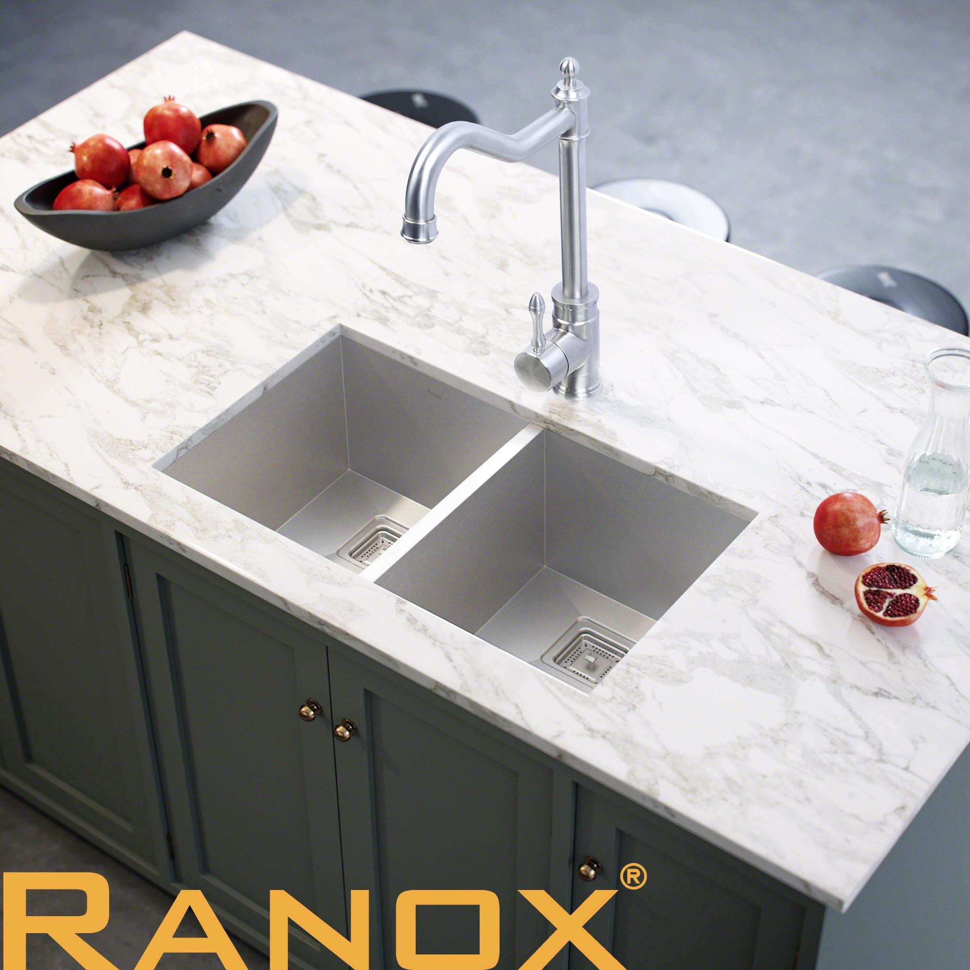 COMBO CHẬU ÂM MẶT ĐÁ VÒI CỔ ĐIỂN RANOX RN24