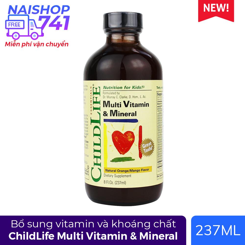 Thực phẩm bổ sung cho bé ChildLife Multi Vitamin & Mineral Formula (237 ml)