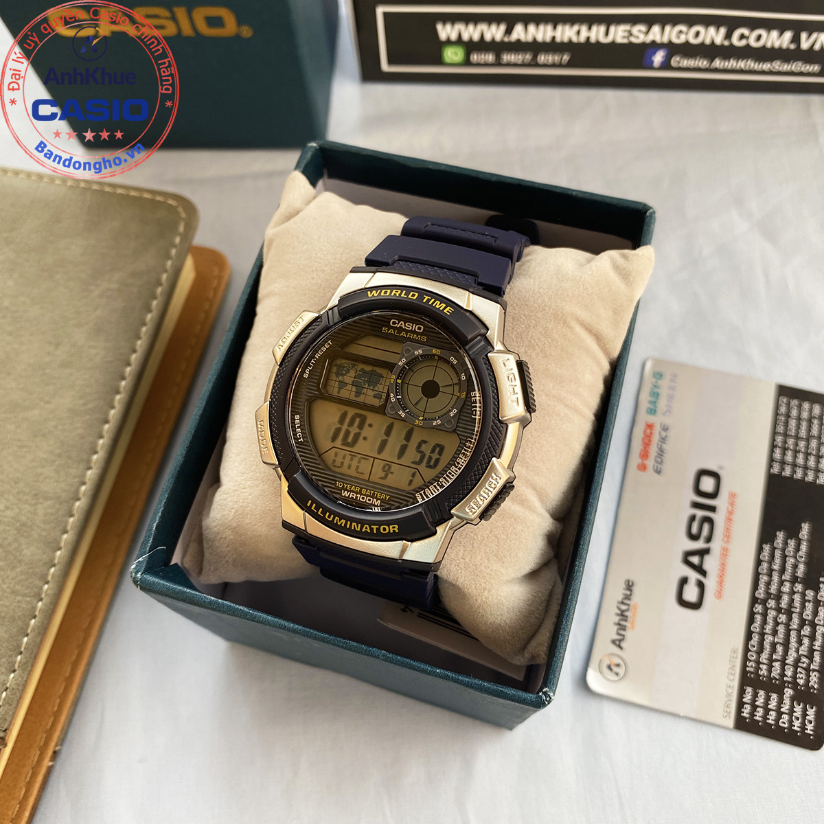 Đồng Hồ Nam Dây Nhựa Casio AE-1000W-2AVDF