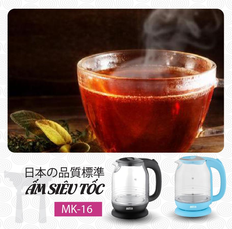 Ấm siêu tốc Mutosi MK-16