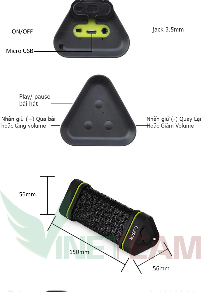 Loa bluetooth EARSON ER-151