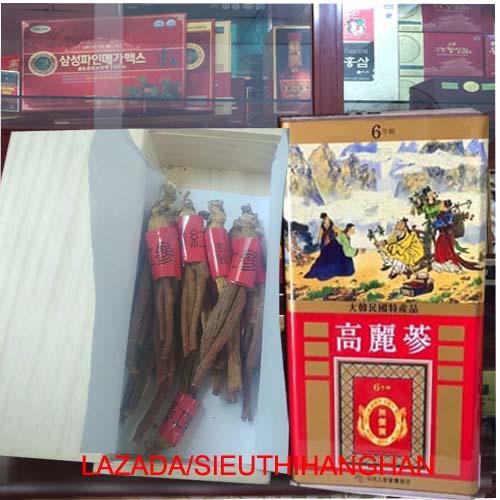 Sâm củ khô 6 năm tuổi 300gr loại 20 củ To