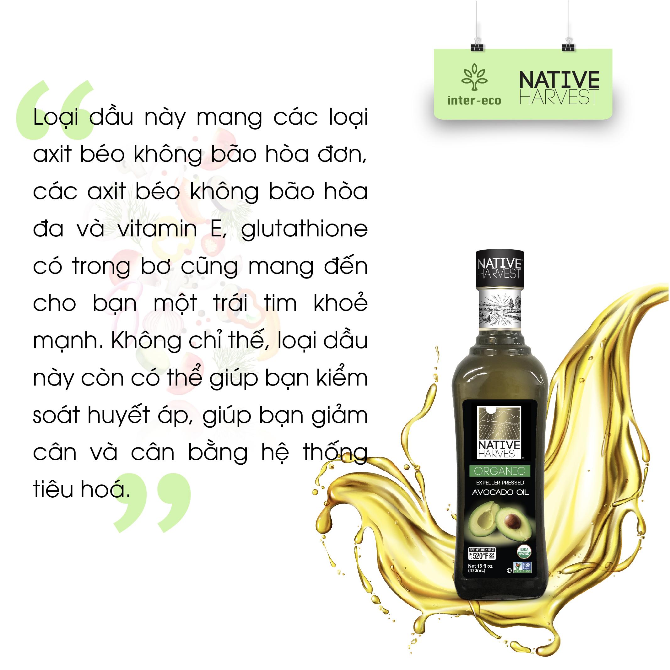 Dầu Quả Bơ Native Harvest