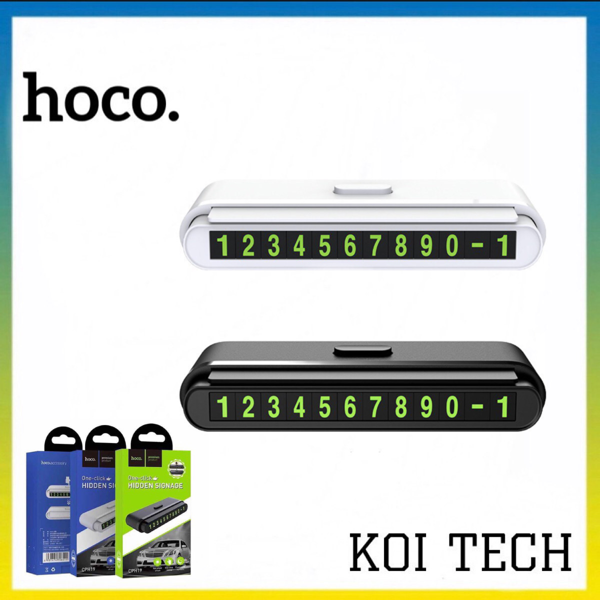 Biển Báo Số Điện Thoại Trong Xe Hoco CPH19