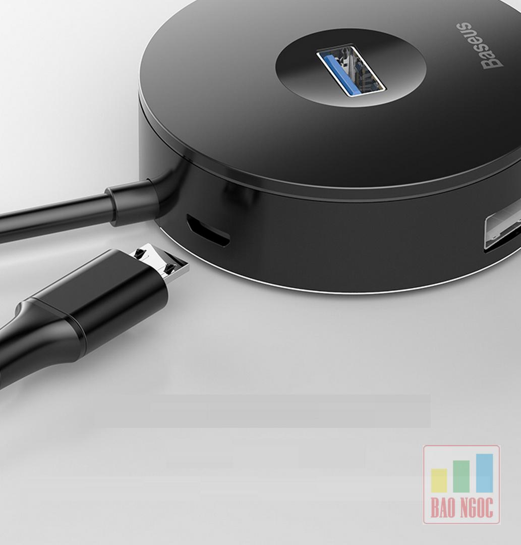 BỘ HUB CHUYỂN ĐỔI TYPE C SANG 4 CỔNG USB 3.0 BASEUS CAHUB-G01