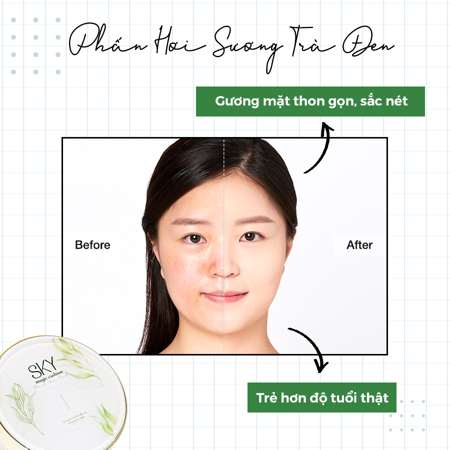 Phấn hơi sương Sky - che khuyết điểm hiệu quả