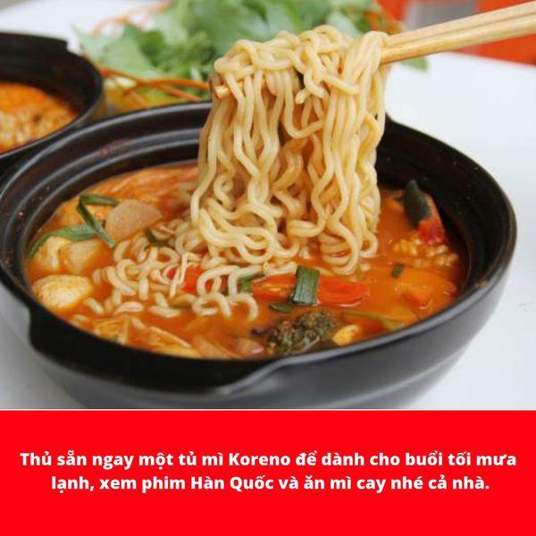 Mì Koreno kim chi 100g thùng 24 gói
