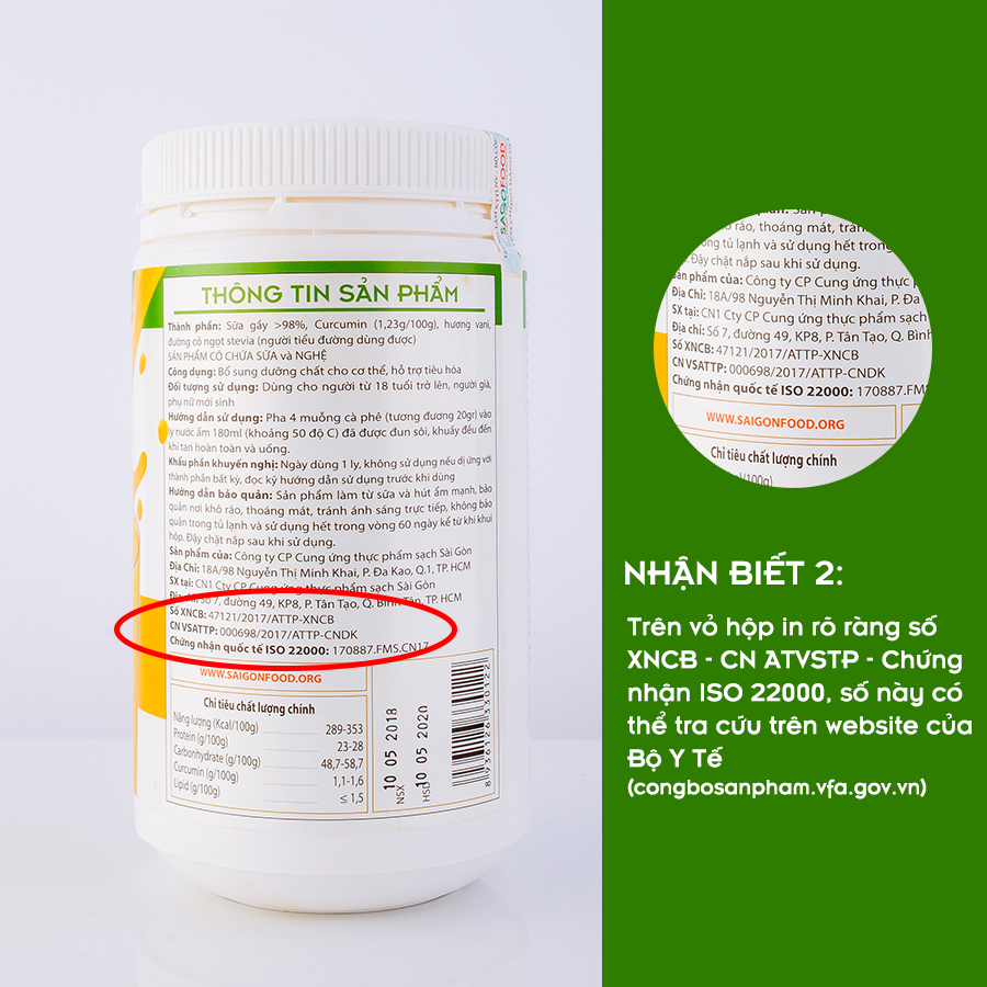 Sữa nghệ Hera 500g combo 3 hộp
