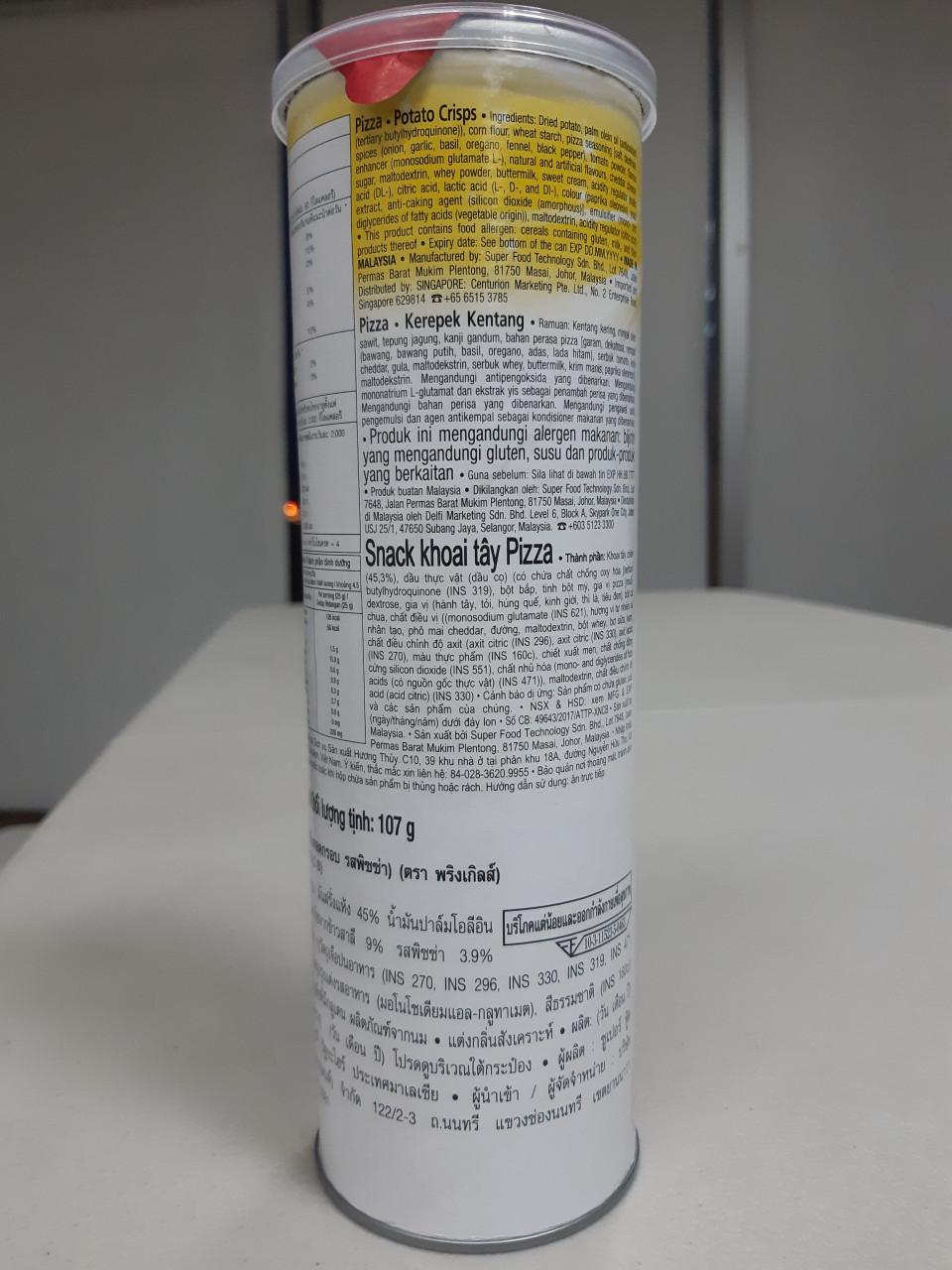 Bánh khoai tây Pringles Pizza 110g
