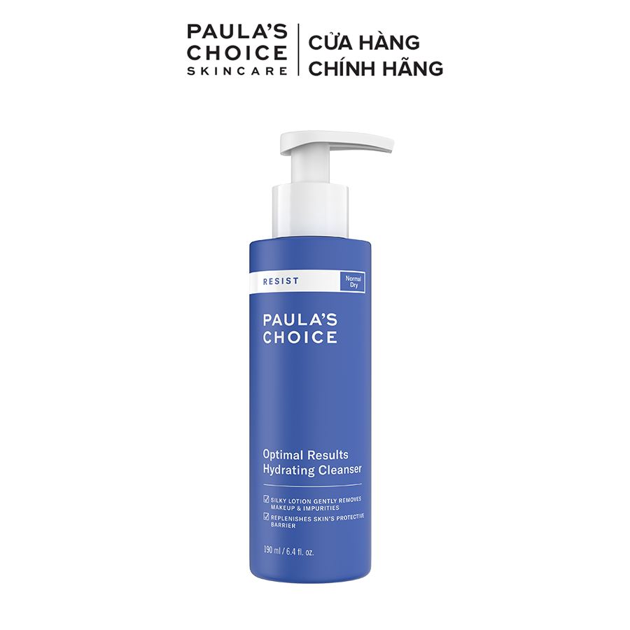 Sữa rửa mặt dưỡng ẩm Paula's Choice Resist Optimal Results Hydrating Cleanser 30ml