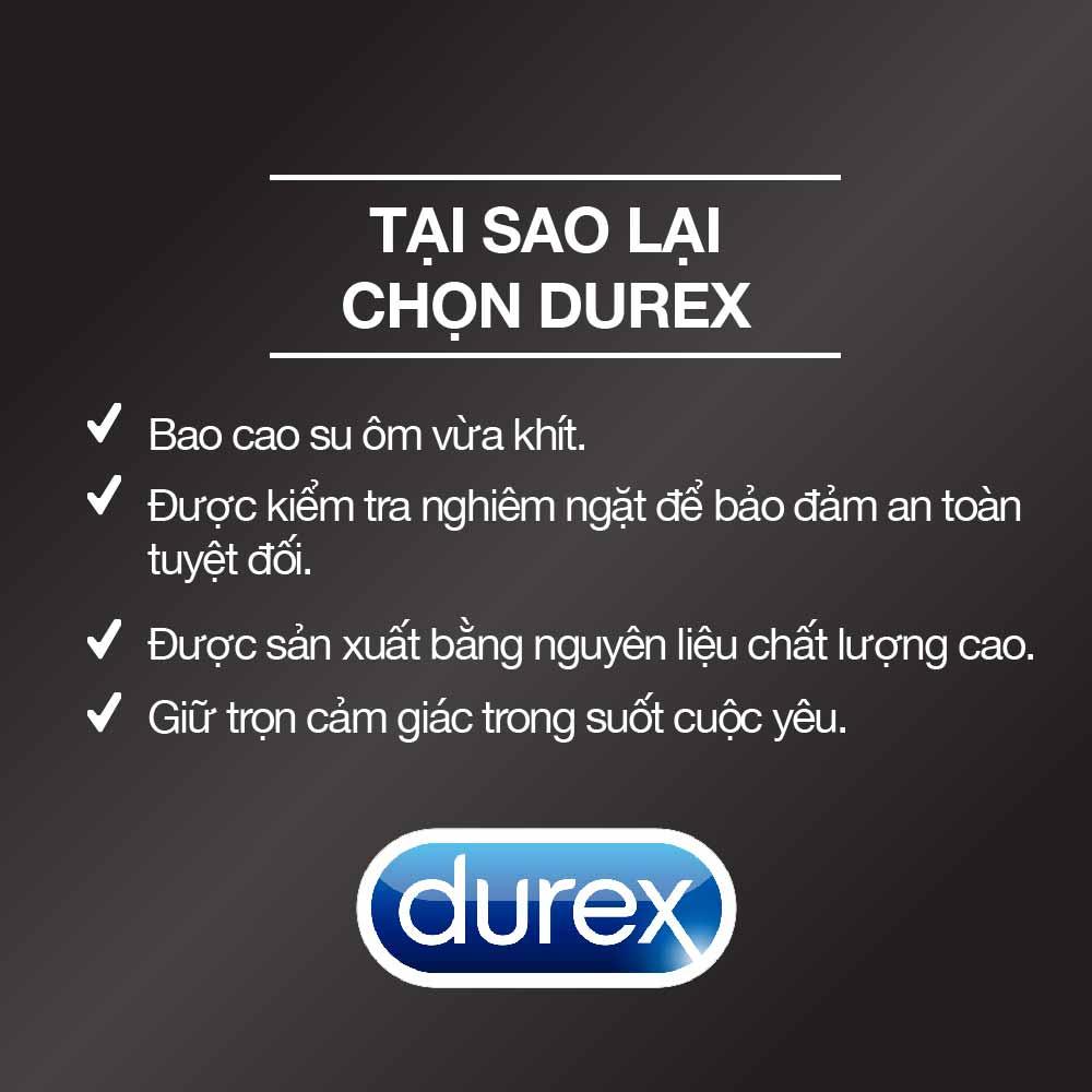 Bao cao su Durex Kingtex (12 bao)