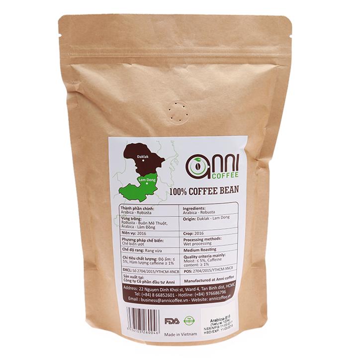 Cà phê hạt Robusta Anni