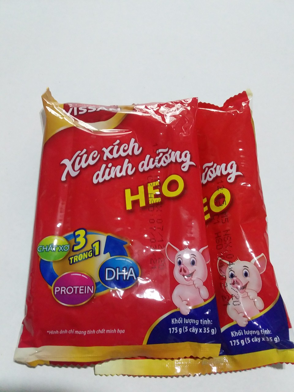 Xúc xích heo Vissan  175g (gói 5 cây x 35g)