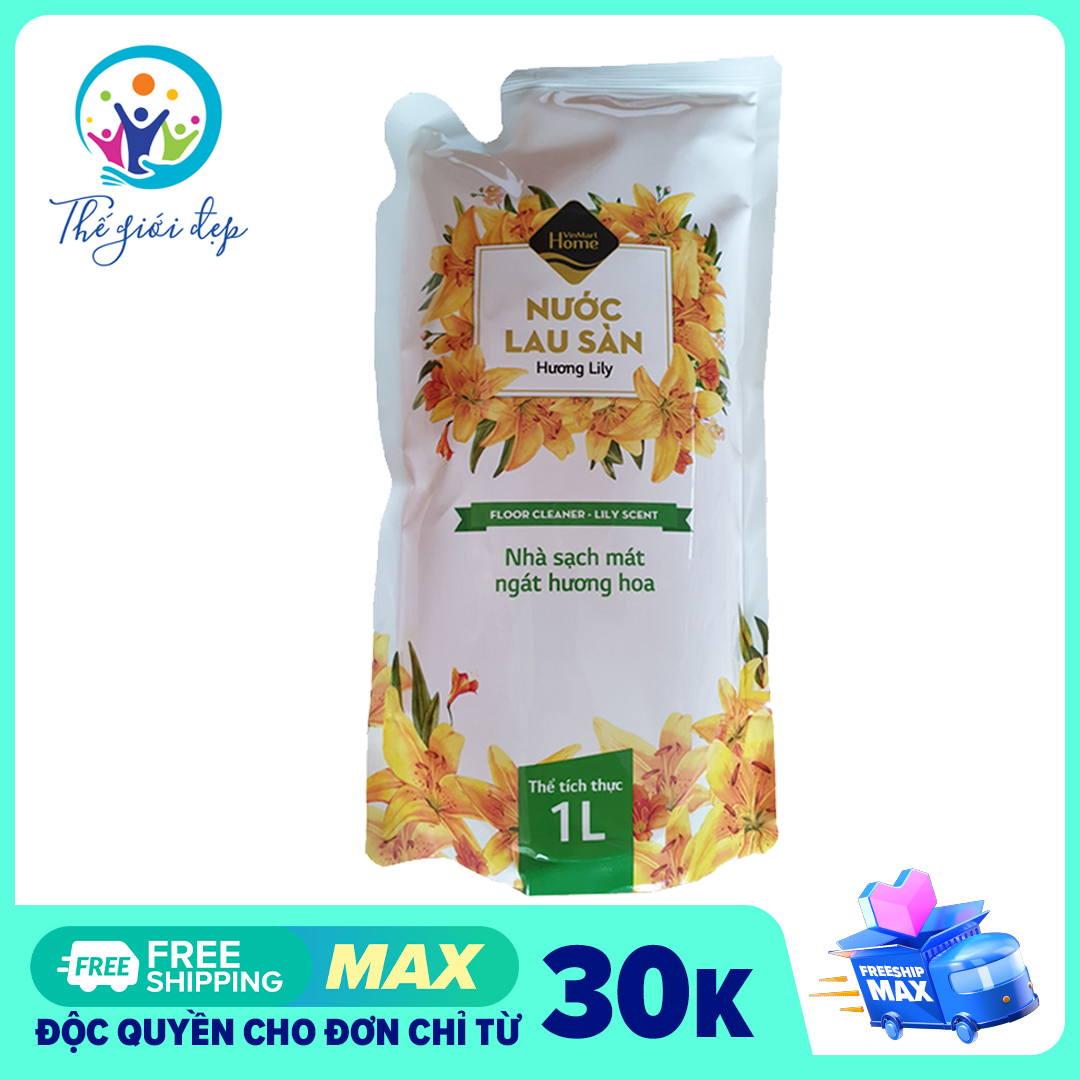 Nước lau sàn VinMart Home hương lily 1L