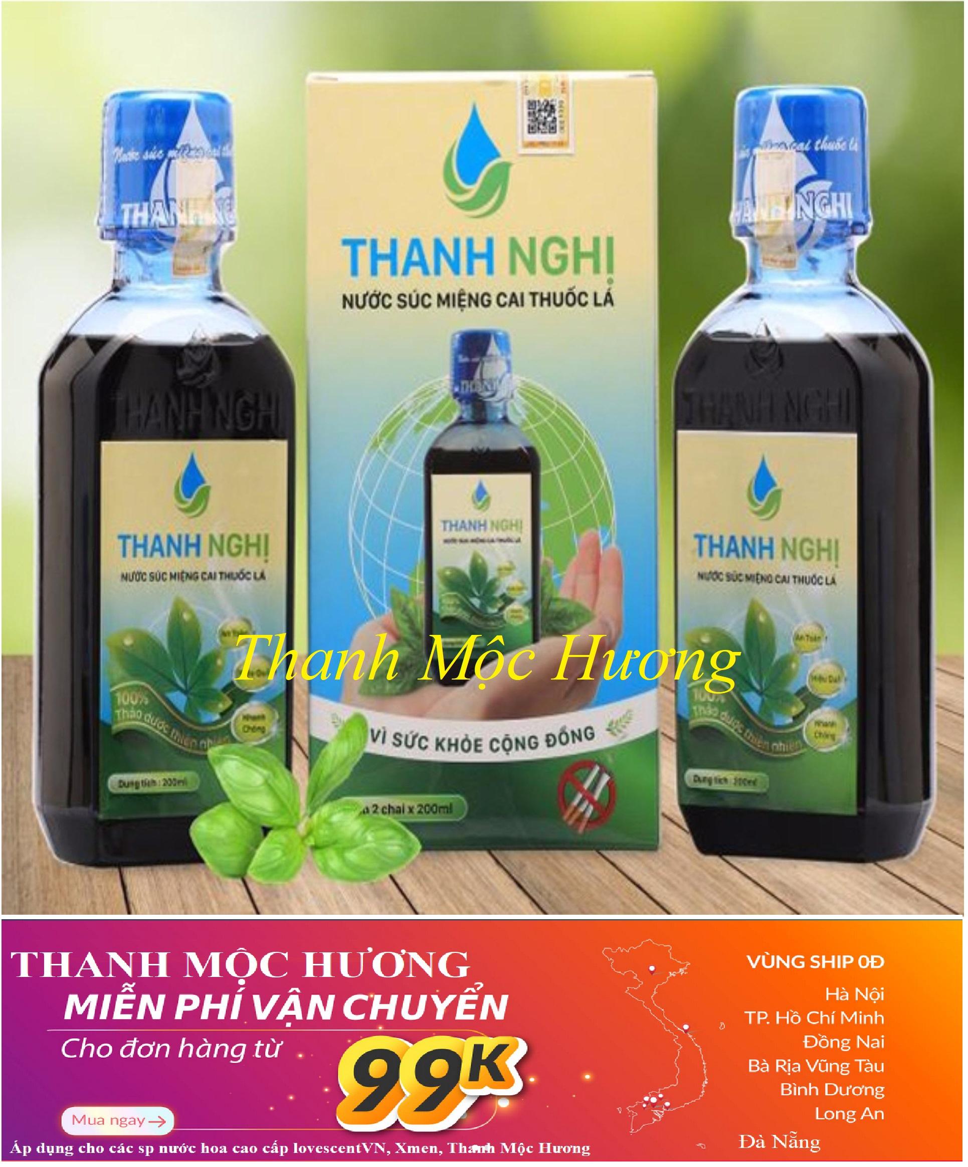 Nước súc miệng Thanh Nghị cai thuốc lá