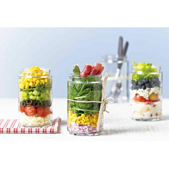 BỘ 2 HŨ THỦY TINH GLASSLOCK 400ML VÀ 600ML