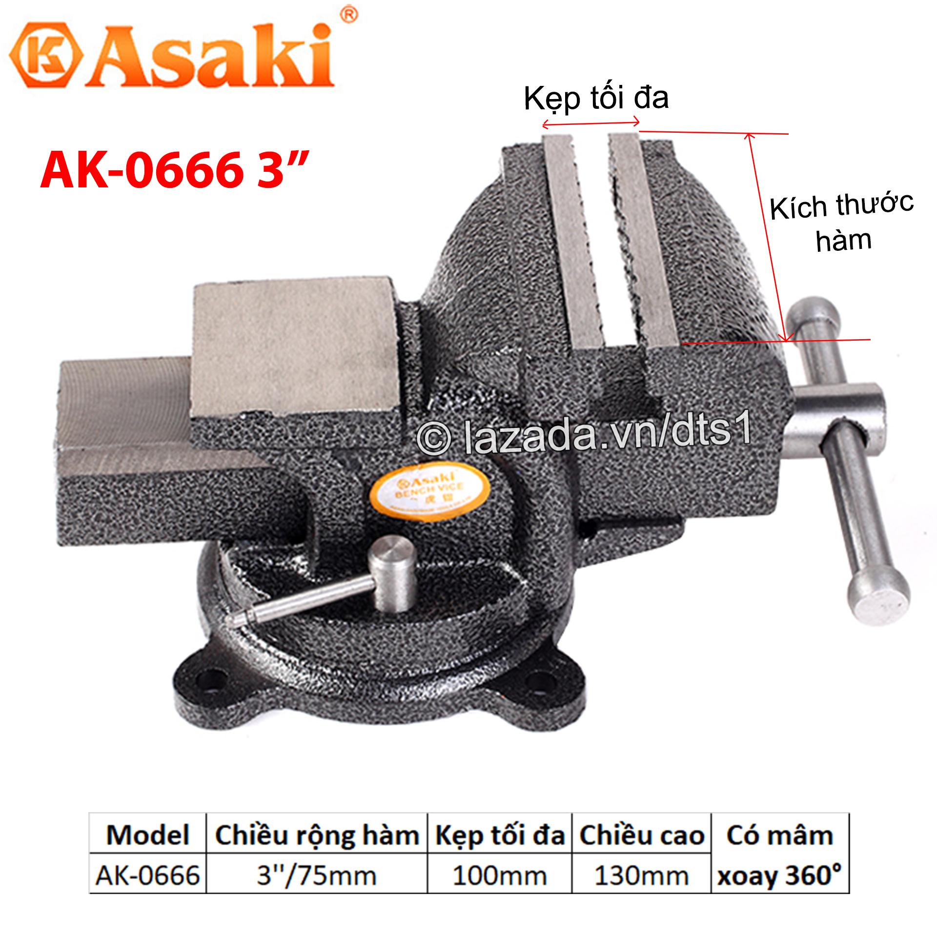 Êtô bàn nguội Asaki AK-666/0666