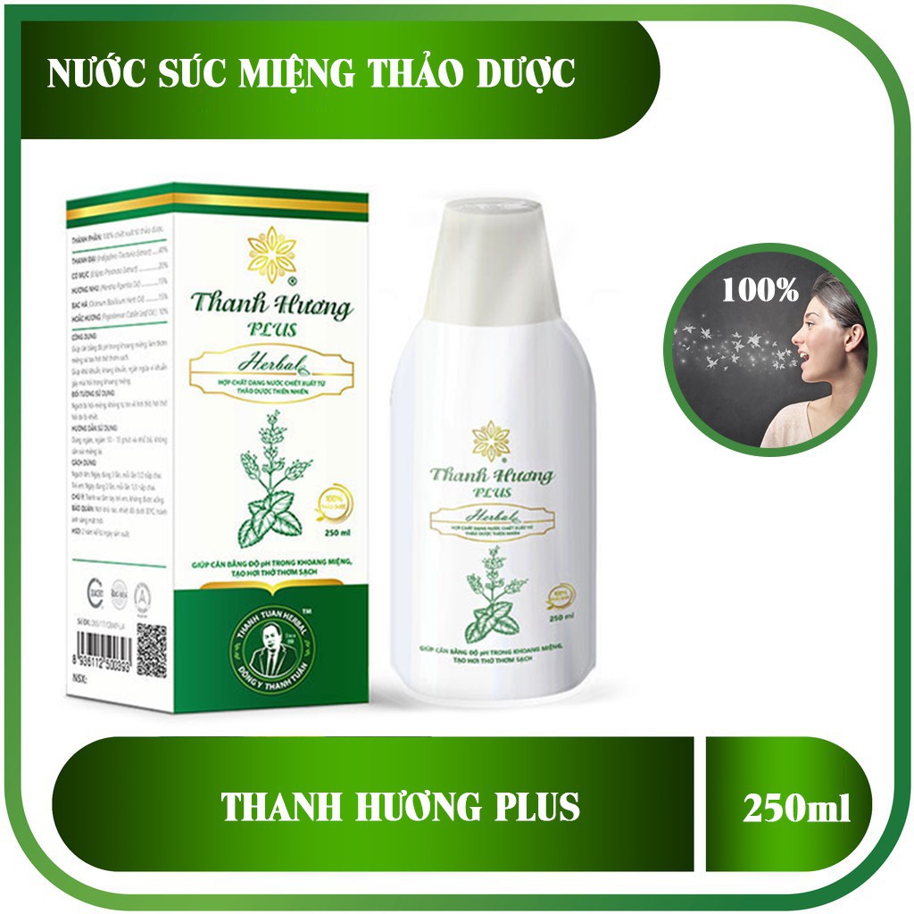 Combo 2 Chai Nước súc miệng Thanh Hương Plus