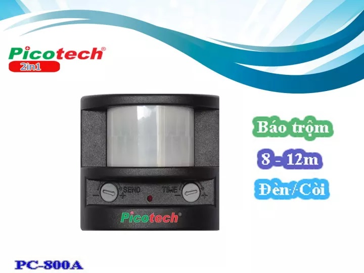Báo trộm thông minh bật đèn Picotech PC-800A
